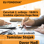 Poziv na tribinu o poreznom rasterećenju i korištenju sredstava iz EU fondova