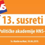 13. susreti Političke akademije HNS-a